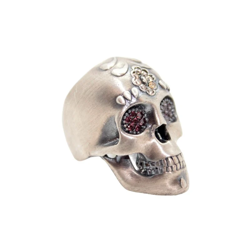 ANILLO SKULL FUMÉ MAXI