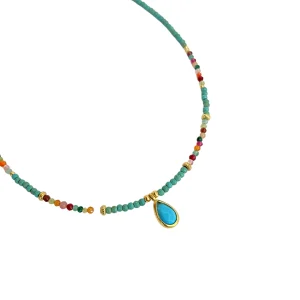 COLLAR LUCA TURQUESA