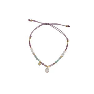 PULSERA PIEDRA LUNA FLOWER