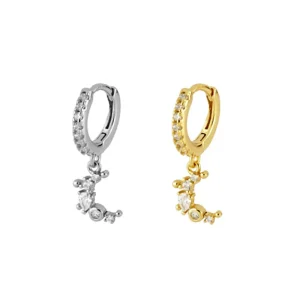 Pendientes Aro Luna CZ