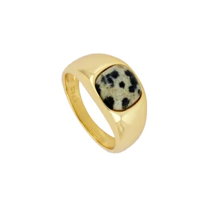 ANILLO DALMATA BAÑO DE ORO