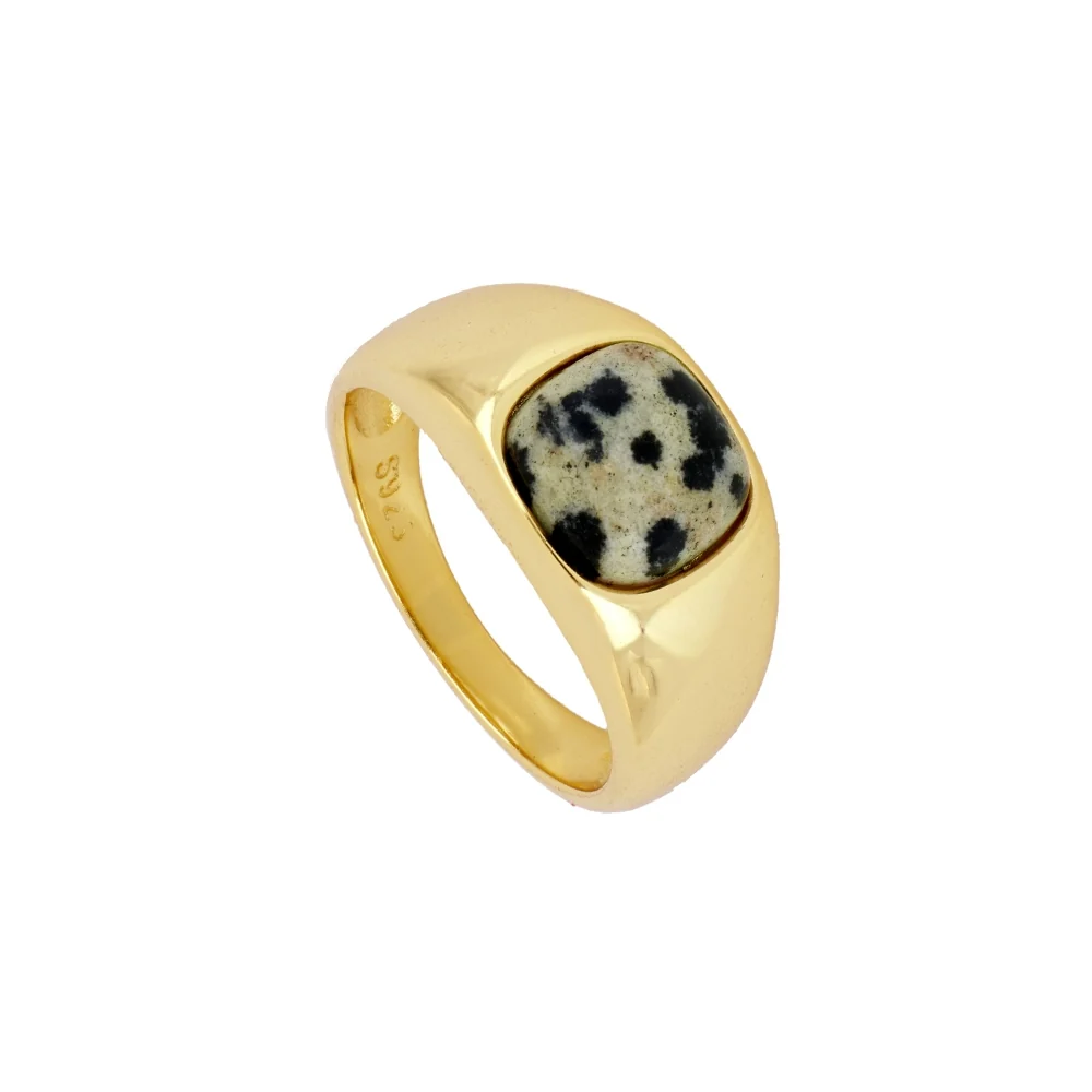 ANILLO DALMATA BAÑO DE ORO